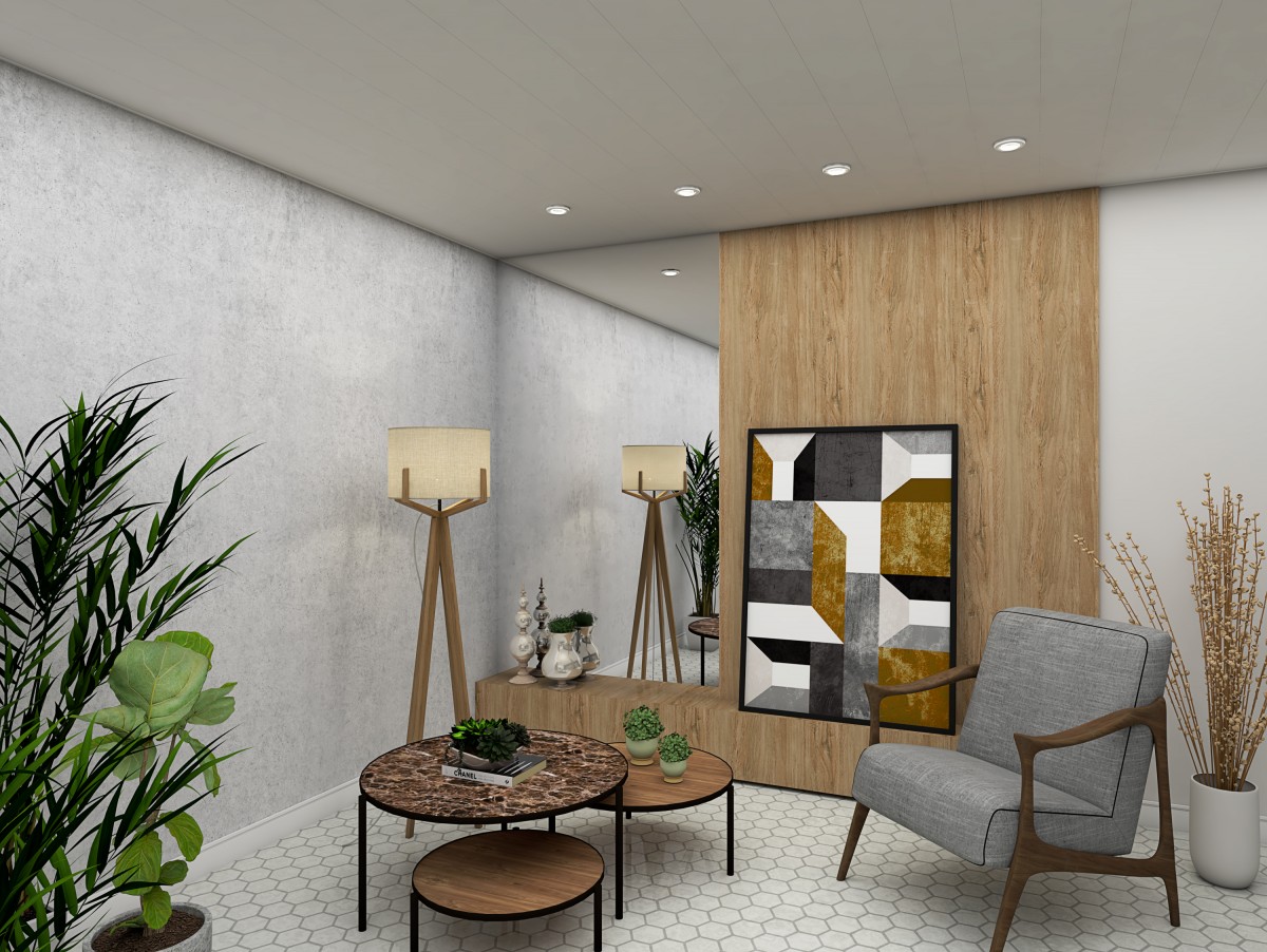 FORRO EM PVC JUNTA-SECA LISO